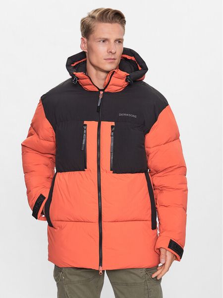 Didriksons Kurtka zimowa Hilmer 504240 Pomarańczowy Regular Fit. Brązowe kurtki męskie Didriksons, na zimę, m, bez wzorów, z syntetyku, bez ramiączek, bez kaptura. Za 1,299.00 zł.