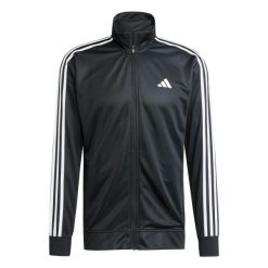 Kurtka z dresu adidas Train Essentials 3-Stripes. Czarne kurtki męskie ADIDAS, m, bez wzorów, z dresówki, casualowe, bez ramiączek, bez kaptura. W wyprzedaży za 225.50 zł.