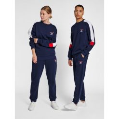 Jogging Hummel IC Dayton. Niebieskie spodnie dresowe męskie HUMMEL, bez wzorów, z dresówki. Za 244.50 zł.