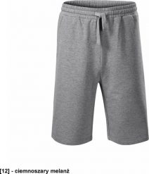 MALFINI Comfy 611 - ADLER - Szorty męskie, 300 g/m2 - ciemnoszary melanż M. Szare szorty sportowe męskie Malfini, bez wzorów, sportowe. Za 63.36 zł.