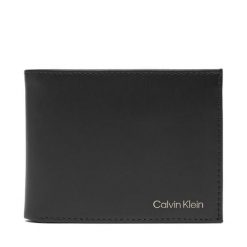 Portfel Calvin Klein. Czarne portfele męskie Calvin Klein, bez wzorów. Za 179.99 zł.