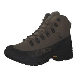 Buty trekkingowe męskie CMP Dhenieb. Czarne buty zimowe męskie CMP, bez wzorów, z materiału, sportowe, za kostkę, bez obcasa, bez zapięcia. Za 489.99 zł.