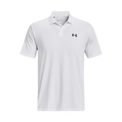Polo Under Armour Performance 3.0. Białe koszulki polo męskie Under Armour, m, bez wzorów, bez kołnierzyka, bez ramiączek. Za 276.50 zł.