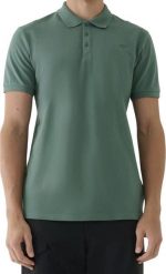 Koszulka męska polo 4F M555 zielona 4FWAW25TPTSM555 41S 2XL. Zielone koszulki polo męskie 4f, m, bez wzorów, bez kołnierzyka, bez ramiączek. Za 86.18 zł.