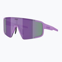 Okulary przeciwsłoneczne Bliz P003 e. Fioletowe okulary przeciwsłoneczne męskie Bliz, bez wzorów, sportowe. Za 319.99 zł.