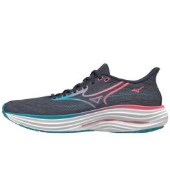 Buty Do Biegania Mizuno Shoe Wave Rider 29 Dorośli. Niebieskie buty do biegania męskie Mizuno, bez wzorów, bez zapięcia, do biegania. W wyprzedaży za 558.90 zł.