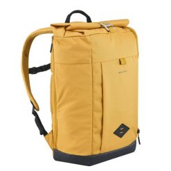 Plecak turystyczny Quechua NH500 Escape Rolltop 23 litry. Brązowe plecaki męskie QUECHUA, bez wzorów. W wyprzedaży za 129.99 zł.