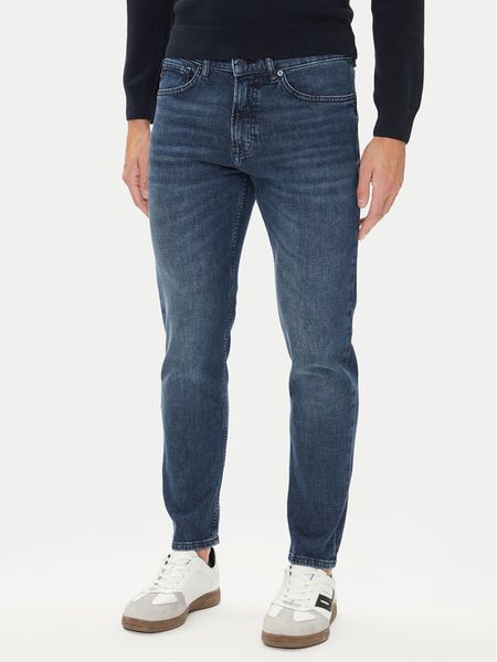 BOSS Jeansy Onyx Bo 50544651 Granatowy Tapered Fit. Niebieskie jeansy męskie Boss, bez wzorów, z bawełny. Za 349.99 zł.
