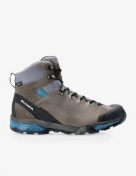 Buty trekkingowe Scarpa ZG Trek GTX - titanium/lake blue. Niebieskie buty trekkingowe męskie NoName, bez wzorów, bez zapięcia. Za 918.20 zł.