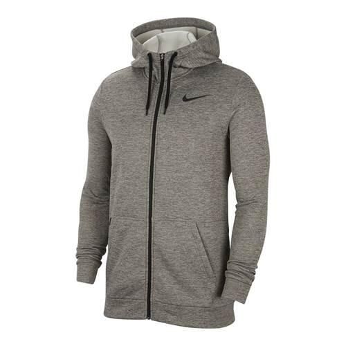 Bluza treningowa męska Nike Thrma HD FZ. Szare bluzy rozpinane męskie Nike, m, bez wzorów, sportowe, bez ramiączek, z kapturem. Za 249.00 zł.