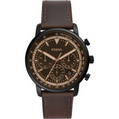 Fossil - Zegarek FS5529. Brązowe zegarki męskie Fossil, z materiału, szklane. W wyprzedaży za 579.90 zł.