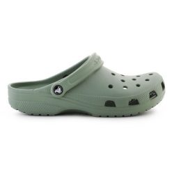 Klapki Crocs Classic 10001-308 zielone. Zielone klapki i japonki męskie bez wzorów. Za 324.02 zł.