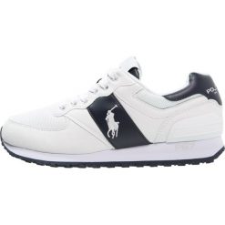 Polo Ralph Lauren SLATON Sneakersy niskie white/newport navy. Białe trampki męskie marki Polo Ralph Lauren, z materiału. W wyprzedaży za 356.30 zł.