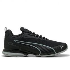 Buty do biegania męskie Puma Magnetic. Czarne buty do biegania męskie Puma, bez wzorów, z materiału, bez zapięcia, do biegania. Za 352.00 zł.