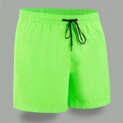 Spodenki surfing męskie Quiksilver krótkie. Zielone szorty męskie Quiksilver, bez wzorów, z poliesteru, sportowe. W wyprzedaży za 79.99 zł.