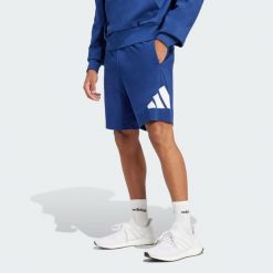 Szorty Essentials Big Logo Single Jersey. Białe szorty sportowe męskie ADIDAS, bez wzorów, z jersey, sportowe. Za 149.00 zł.