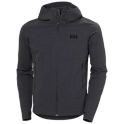 Kurtka wodoodporna z kapturem Helly Hansen Blaze. Brązowe kurtki softshell męskie Helly Hansen, m, bez wzorów, z softshellu, z kapturem. Za 604.00 zł.