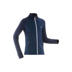 Kurtka wewnętrzna MID WARM 500. Niebieskie kurtki męskie WED'ZE, z wełny. Za 89.99 zł.