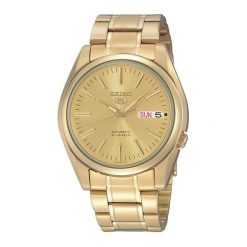 Seiko Mężczyźni zegarek automatyczny Seiko złoto - stal nierdzewna Zegarki męskie 1 ct Męskie. Żółte zegarki męskie Seiko, z materiału, szklane. Za 948.99 zł.