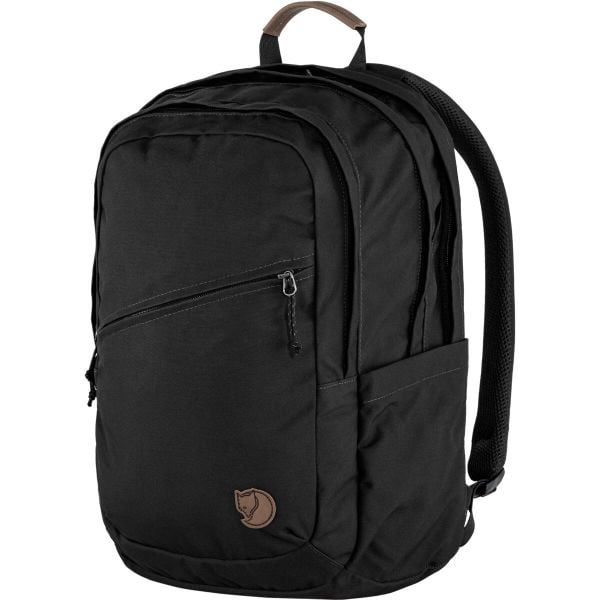 Plecak miejski Fjallraven Raven 28 - black/black. Czarne plecaki męskie Fjällräven, bez wzorów. Za 468.99 zł.