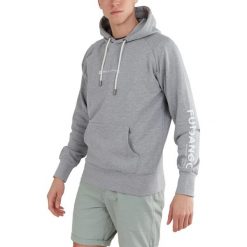Bluza męska Fundango Talis z kapturem. Szare bluzy nierozpinane męskie Fundango, m, bez wzorów, casualowe, bez ramiączek, z kapturem. W wyprzedaży za 258.32 zł.