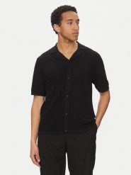 Jack & Jones Koszula Orion 12268226 Czarny Relaxed Fit. Czarne koszule męskie Jack & Jones, m, bez wzorów, z bawełny, bez kołnierzyka, bez ramiączek. Za 89.99 zł.