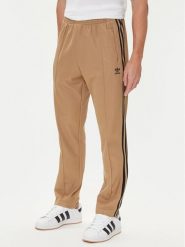 Adidas Spodnie dresowe adicolor Classics Beckenbauer JY1276 Beżowy Slim Fit. Brązowe spodnie dresowe męskie ADIDAS, bez wzorów, z bawełny. Za 219.99 zł.