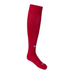 Getry piłkarskie Nike Academy Kh. Czerwone legginsy męskie Nike, bez wzorów, do piłki nożnej. Za 52.99 zł.