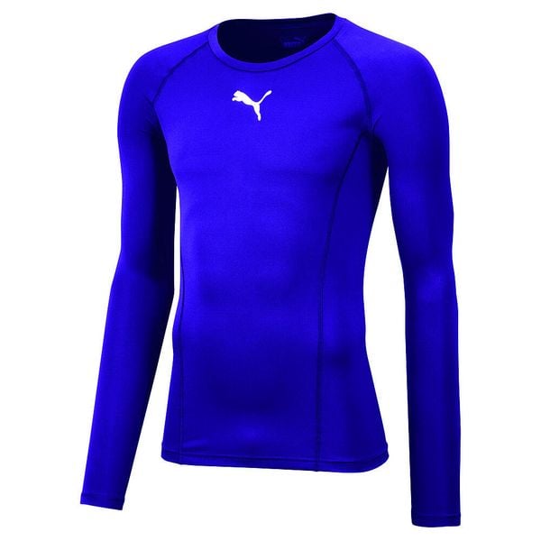 Koszulka termoaktywna sportowa męska Puma LIGA Baselayer. Fioletowe bielizna termoaktywna męska Puma, l, bez wzorów, sportowe, bez ramiączek. Za 144.00 zł.