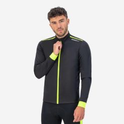 Kurtka sportowa męska Rogelli Pesaro 2.0, softshellowa. Czarne kurtki treningowe męskie Rogelli, m, bez wzorów, z dresówki, bez kaptura, rowerowe. Za 305.00 zł.