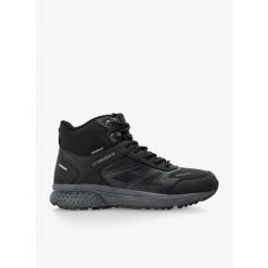 Buty turystyczne męskie Lumberjack Josep. Czarne buty trekkingowe męskie Lumberjack, bez wzorów, sportowe, bez obcasa, bez zapięcia. Za 269.99 zł.