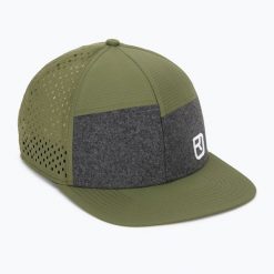 Czapka z daszkiem Ortovox Logo Air Trucker. Zielone czapki męskie ORTOVOX, bez wzorów, sportowe. Za 169.99 zł.