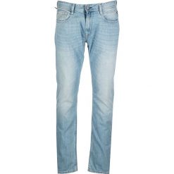 Dżinsy "Rob" - Regular fit - w kolorze błękitnym. Niebieskie jeansy męskie Replay Men, z aplikacjami, ze skóry, klasyczne. W wyprzedaży za 175.95 zł.