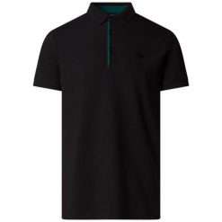 Koszulka turystyczna męska The North Face M Premium Slim Polo. Czarne koszulki polo męskie The North Face, m, bez wzorów, bez kołnierzyka, bez ramiączek. Za 215.00 zł.