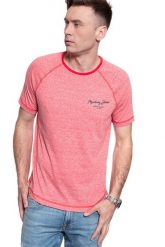 MĘSKI T-SHIRT MUSTANG ALEX C SNOW HEATHER 1009510 7130. Białe t-shirty męskie Mustang, m, bez wzorów, bez kołnierzyka, bez ramiączek. W wyprzedaży za 39.99 zł.