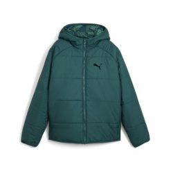 Młodzieżowa dwustronna kurtka ocieplana PUMA Cold Green. Zielona kurtki męskie Puma, m, bez wzorów, młodzieżowe, bez ramiączek, bez kaptura. Za 262.99 zł.