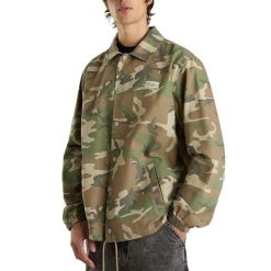 Kurtka VANS TORREY CANVAS COACH JA Zielony. Zielone kurtki męskie Vans, m, bez wzorów, z tkaniny, bez ramiączek, bez kaptura. Za 329.99 zł.