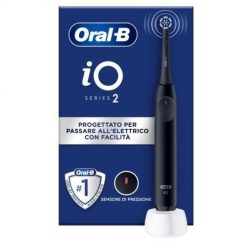 Szczoteczka elektryczna Oral-B iO2 Black. Czarne szczoteczki elektryczne BRAUN. Za 215.99 zł.