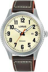 Zegarek Lorus męski RH987RX9 stalowy wodoszczelny . Szare zegarki męskie Lorus, ze stali. Za 269.00 zł.