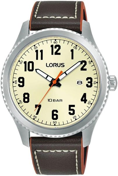 Zegarek Lorus męski RH987RX9 stalowy wodoszczelny . Szare zegarki męskie Lorus, ze stali. Za 269.00 zł.