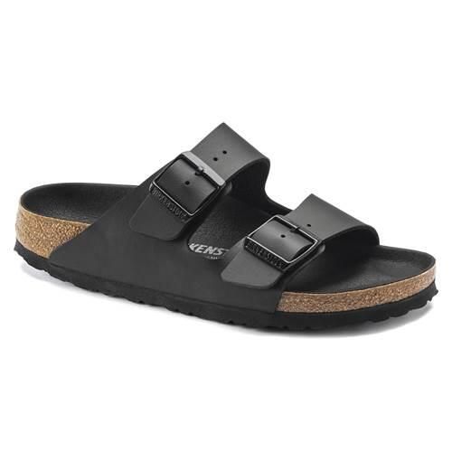 Klapki unisex Birkenstock Arizona Birkoflor. Czarne klapki i japonki męskie Birkenstock, bez wzorów, z materiału. Za 584.00 zł.