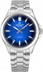 Zegarek Giewont Zegarek Męski Elegance Sapphire Srebrno Niebieski GW5160-B3. Niebieskie zegarki męskie Giewont. Za 211.15 zł.