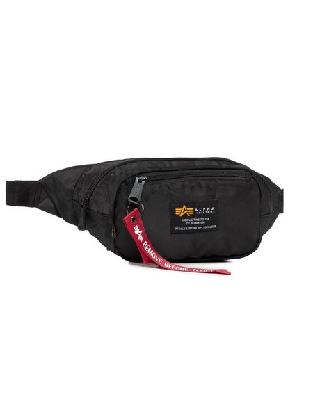 Alpha Industries Nerka Crew Waist Bag 196923 Czarny. Czarne saszetki męskie Alpha Industries, bez wzorów, z materiału. Za 189.99 zł.