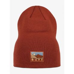 Czapka zimowa Buff Lilon Long - cinnamon. Czerwone czapki męskie Buff, na zimę, bez wzorów, sportowe. Za 106.15 zł.