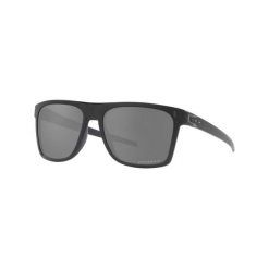 Okulary przeciwsłoneczne z polaryzacją Leffingwell - czarne. Czarne okulary przeciwsłoneczne męskie Oakley, bez wzorów, sportowe. Za 703.99 zł.