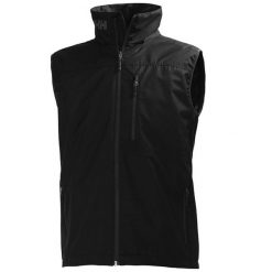 Kamizelka trekkingowa męska Helly Hansen Crew Vest. Czarne kamizelki męskie Helly Hansen, m, z poliesteru, bez kaptura. Za 392.70 zł.