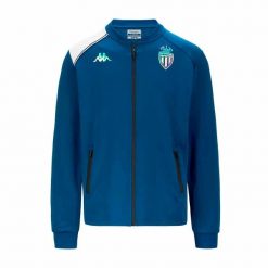 Bluza dresowa AS Monaco Atriso 2023/24. Białe bluzy nierozpinane męskie Kappa, bez wzorów, z dresówki, eleganckie, bez ramiączek, bez kaptura. Za 498.00 zł.