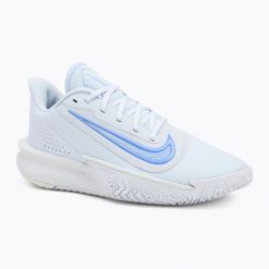 Buty do koszykówki męskie Nike Precision 7 football. Niebieskie buty sportowe na co dzień męskie Nike, m, bez wzorów, bez ramiączek, bez kaptura, do koszykówki. Za 289.99 zł.