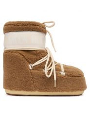 Moon Boot Śniegowce Mb Icon Low Fleece 80D1409700 Brązowy. Brązowe buty zimowe męskie Moon Boot, bez wzorów, z materiału, bez obcasa, bez zapięcia. Za 1,319.00 zł.