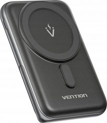 Vention Magnetyczny FHNB0 20W, 10000 mAh (czarny). Czarne powerbanki Vention. Za 159.95 zł.
